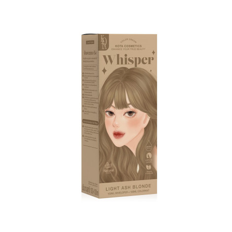 Kota Hair Color Cream Whisper - Light Ash Blonde Kota Hair Color Cream Whisper - Light Ash Blonde - Image 1