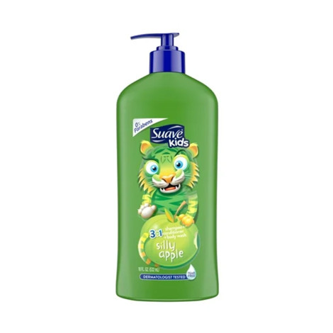 Suave Kids Silly Apple 3 In 1 Shampoo + Conditioner + Body Wash 532ml Suave Kids Silly Apple 3 In 1 Shampoo + Conditioner + Body Wash 532ml - Image 1