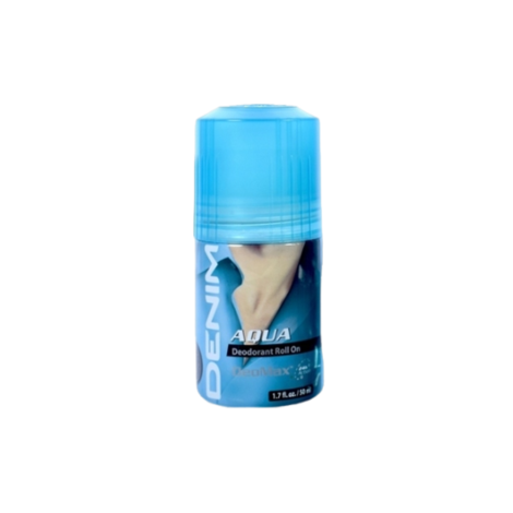 Denim Aqua Deodorant Roll On 50ml Denim Aqua Deodorant Roll On 50ml - Image 1