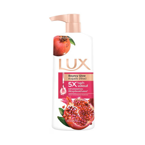 Lux Bouncy Glow Fresh Pomegranate Fragrance Body Wash 450ml Lux Bouncy Glow Fresh Pomegranate Fragrance Body Wash 450ml - Image 1