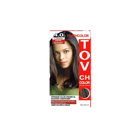 Tovch Hair color 30ml*2 - 4.0 Coffee Tovch Hair color 30ml*2 - 4.0 Coffee - Image 1