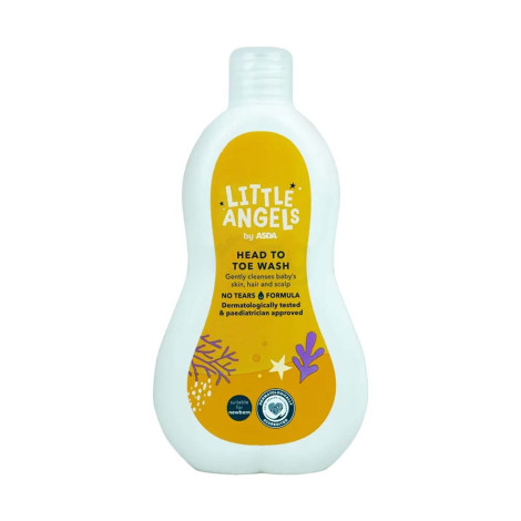 Asda Little Angels Head To Toe Wash 500ml Asda Little Angels Head To Toe Wash 500ml - Image 1