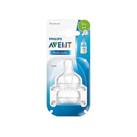 Philips Avent Anti Colic Flow Teats 1m+ Philips Avent Anti Colic Flow Teats 1m+ - Image 1