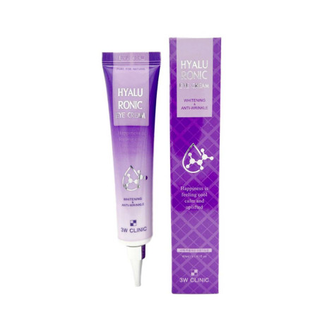 3W Clinic Whitening & Anti-Wrinkle Hyaluronic Eye Cream 40ml 3W Clinic Whitening & Anti-Wrinkle Hyaluronic Eye Cream 40ml - Image 1