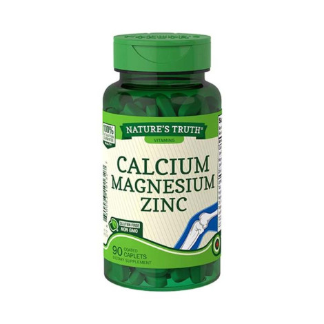 Nature’s Truth Calcium Magnesium Zinc 90 Tablets (USA) Nature’s Truth Calcium Magnesium Zinc 90 Tablets (USA) - Image 1