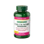Nature's Bounty Calcium 600 with Vitamin D3 -- 250 Tablets