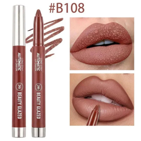 Beauty Glazed Long Stay Automatic Lip Crayon - B108 Nude Beauty Glazed Long Stay Automatic Lip Crayon - B108 Nude - Image 1