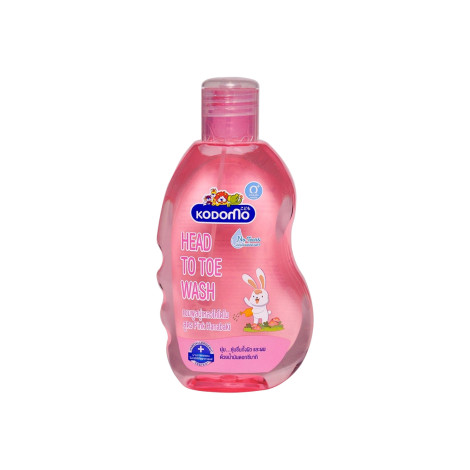 Kodomo Pink Hanabaki Head To Toe Wash 200ml Kodomo Pink Hanabaki Head To Toe Wash 200ml - Image 1