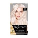 Loreal Hair Color Preference 11.11  Ultra Light Cool Crystal Blonde