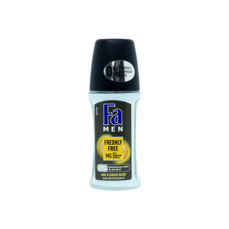 Fa Freshly Free Lime & Ginger Scent 24h Deodorant 50ml Fa Freshly Free Lime & Ginger Scent 24h Deodorant 50ml - Image 1