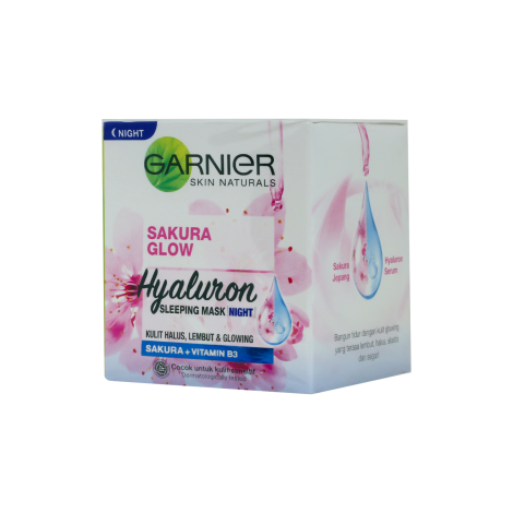 Garnier Sakura Glow Hyaluron Sleeping Mask Night Cream 50ml Garnier Sakura Glow Hyaluron Sleeping Mask Night Cream 50ml - Image 1