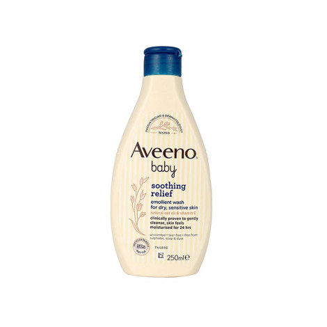 Aveeno Baby Soothing Relief Emollient Wash 250ml Aveeno Baby Soothing Relief Emollient Wash 250ml - Image 1
