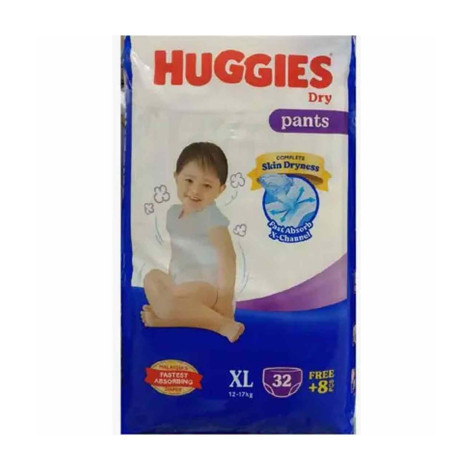 Huggies Dry Pants XL 12-17 kg 32pcs Huggies Dry Pants XL 12-17 kg 32pcs - Image 1