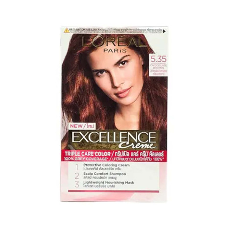 L'Oreal Excellence Hair Color- 5.35 Choccolate Brown L'Oreal Excellence Hair Color- 5.35 Choccolate Brown - Image 1