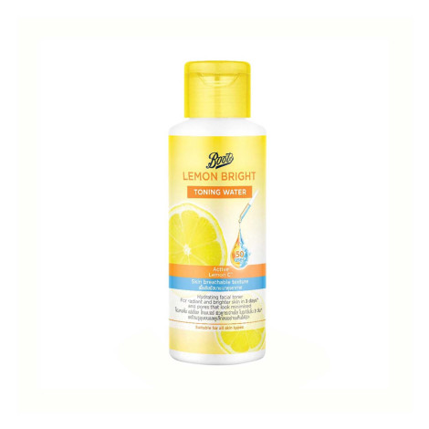 Boots Lemon Bright Toning Water 100ml Boots Lemon Bright Toning Water 100ml - Image 1