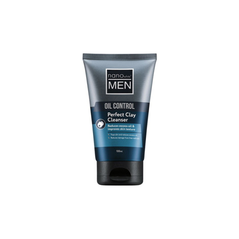 Nano White Men Oil Control Perfect Clay Cleanser 100ml Nano White Men Oil Control Perfect Clay Cleanser 100ml - Image 1