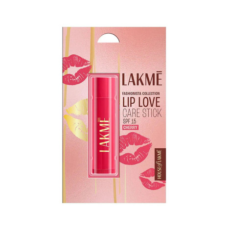 Lakme Lip Love Care Stick SPF15 Cherry 4.5gm Lakme Lip Love Care Stick SPF15 Cherry 4.5gm - Image 1