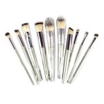 Maange Soft Touch Multiple Combinations 10pcs Makeup Brush Set – Ash Color