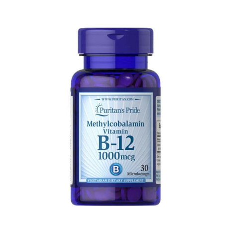Puritans Pride Vitamin B-12 1000 Mcg 30 Tablets Puritans Pride Vitamin B-12 1000 Mcg 30 Tablets - Image 1