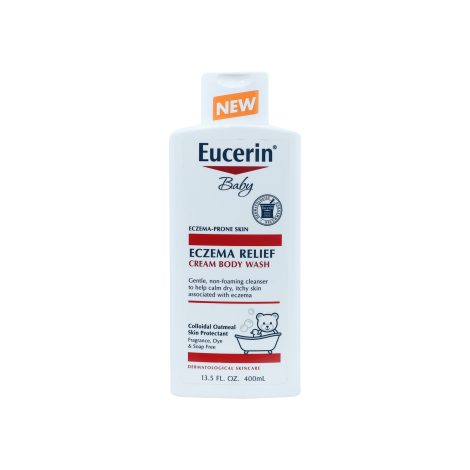 Eucerin Baby Eczema Relief Cream Body Wash 400ml Eucerin Baby Eczema Relief Cream Body Wash 400ml - Image 1