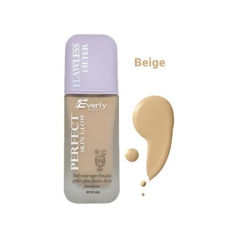 Everly Perfect Skin Glow Flawless Filter Foundation SPF15 - Beige Everly Perfect Skin Glow Flawless Filter Foundation SPF15 - Beige - Image 1