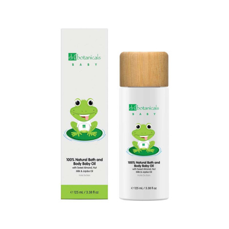 Dr Botanicals 100% Natural Bath And Body Baby Oil 125ml Dr Botanicals 100% Natural Bath And Body Baby Oil 125ml - Image 1