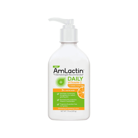 AmLactin Daily Vitamin C Exfoliating & Hydrating Lotion 225g AmLactin Daily Vitamin C Exfoliating & Hydrating Lotion 225g - Image 1