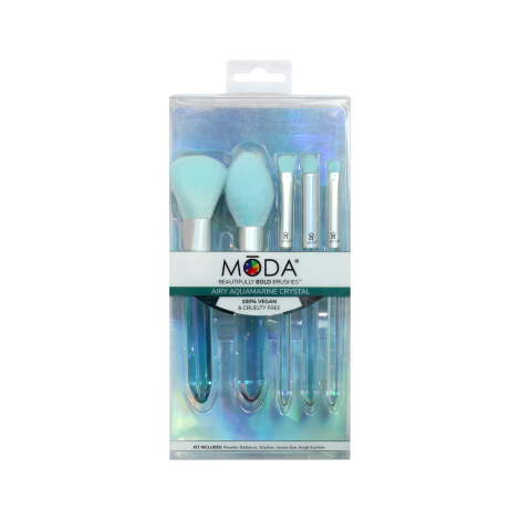 Royal And Langnickel Moda Brush Crystal Makeup 5pc Brush Set Royal And Langnickel Moda Brush Crystal Makeup 5pc Brush Set - Image 1