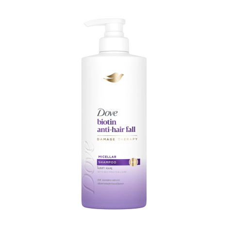 Dove Biotin Anti Hair Fall Damage Therapy Miceller Shampoo 360ml Dove Biotin Anti Hair Fall Damage Therapy Miceller Shampoo 360ml - Image 1