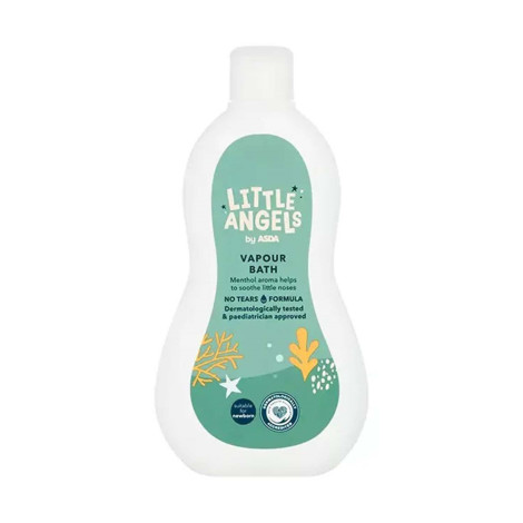 Asda Little Angels Vapour Bath 500ml Asda Little Angels Vapour Bath 500ml - Image 1