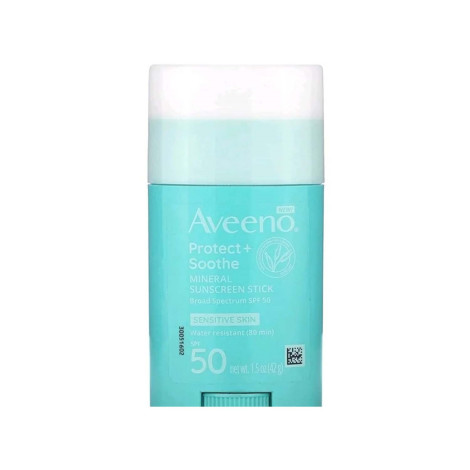 Aveeno Protect+Soothe Mineral Sunscreen Stick SPF50 42g Aveeno Protect+Soothe Mineral Sunscreen Stick SPF50 42g - Image 1