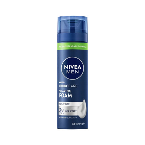 Nivea Men Hydro Care Shaving Foam 200ml Nivea Men Hydro Care Shaving Foam 200ml - Image 1
