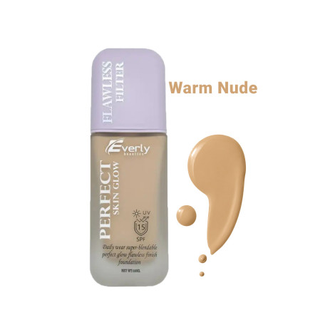 Everly Perfect Skin Glow Flawless Filter Foundation SPF15 - Warm Nude Everly Perfect Skin Glow Flawless Filter Foundation SPF15 - Warm Nude - Image 1