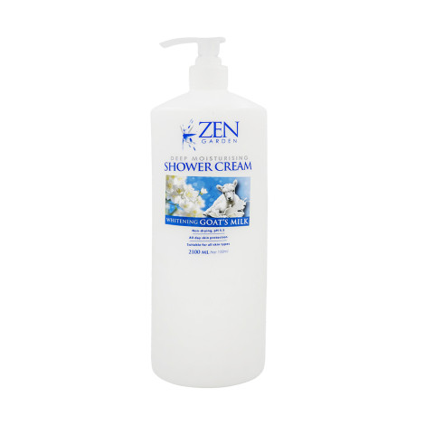 Zen Whitening Goat's Milk Deep Moisturising Shower Cream 2100ml Zen Whitening Goat's Milk Deep Moisturising Shower Cream 2100ml - Image 1