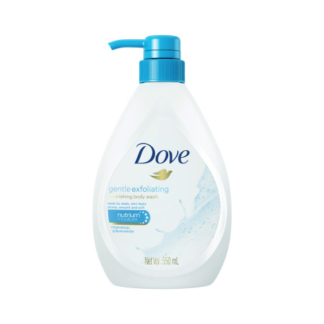 Dove Gentle Exfoliating Nourishing Body Wash 550ml Dove Gentle Exfoliating Nourishing Body Wash 550ml - Image 1