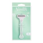 Gillette Venus Smooth Sensitive Women's Shaver with 2 Razor Blades