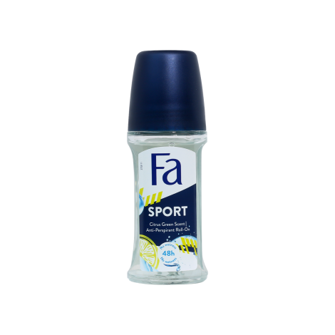 Fa Sport 48H Citrus Green Scent Anti-Perspirant Roll-On 50ml Fa Sport 48H Citrus Green Scent Anti-Perspirant Roll-On 50ml - Image 1