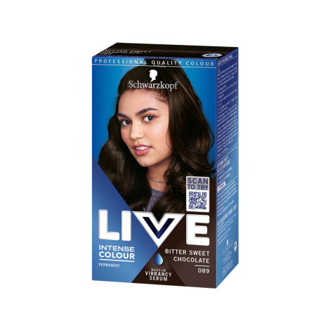 Schwarzkopf Live Intense Colour - 089 Bitter Sweet Chocolate Schwarzkopf Live Intense Colour - 089 Bitter Sweet Chocolate - Image 1