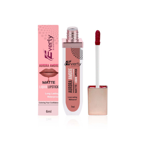 Everly Beauties Aurora Matte Liquid Lipstick - Moonlit Mocha Everly Beauties Aurora Matte Liquid Lipstick - Moonlit Mocha - Image 1
