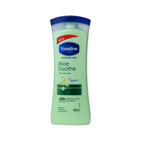 Vaseline Intensive Care Aloe Soothe 48H Moisturisation Body Lotion 400ml Vaseline Intensive Care Aloe Soothe 48H Moisturisation Body Lotion 400ml - Image 1