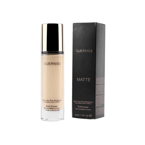 Gueriness Full Cover Matte Foundation - 4.0 Beige Gueriness Full Cover Matte Foundation - 4.0 Beige - Image 1