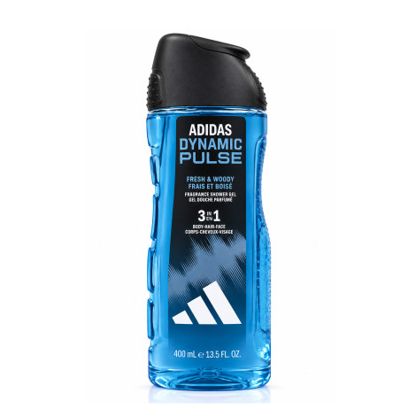 Adidas Dynamic Pulse Fresh & Woody 3 In 1 Fragrance Shower Gel 400ml Adidas Dynamic Pulse Fresh & Woody 3 In 1 Fragrance Shower Gel 400ml - Image 1