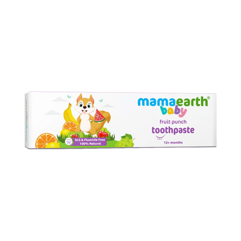 Mamaearth Baby Fruit Punch Toothpaste 12+ Months 50g Mamaearth Baby Fruit Punch Toothpaste 12+ Months 50g - Image 1