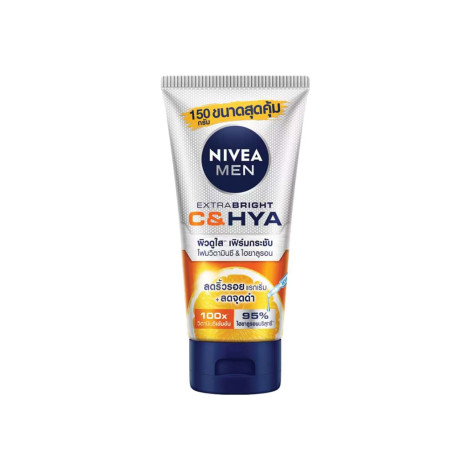 NIVEA Men Extra Bright C & Hya Age Defense Vitamin Foam 150g NIVEA Men Extra Bright C & Hya Age Defense Vitamin Foam 150g - Image 1