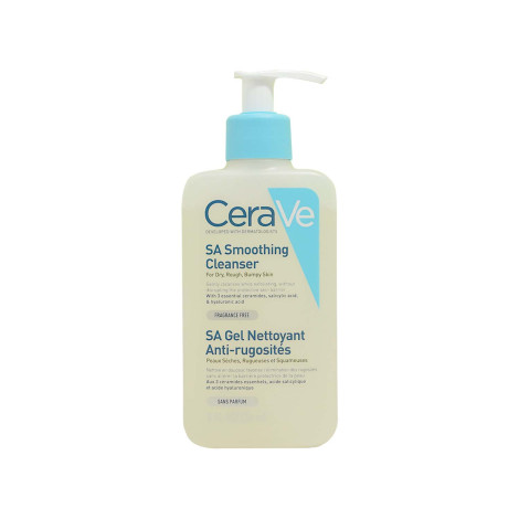 Cerave SA Smoothing Cleanser For Dry, Rough, Bumpy Skin 236ml Cerave SA Smoothing Cleanser For Dry, Rough, Bumpy Skin 236ml - Image 1