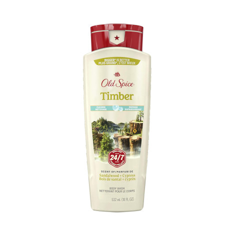 Old Spice Timber Sandalwood + Cypress Body Wash 532ml Old Spice Timber Sandalwood + Cypress Body Wash 532ml - Image 1