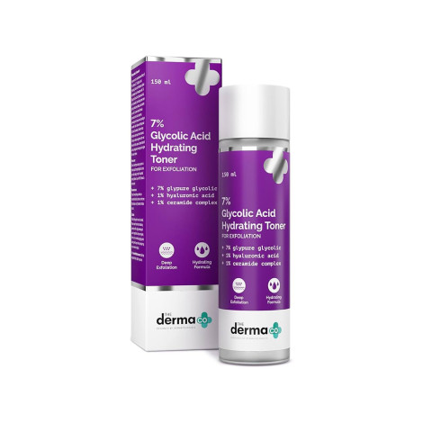 The Derma Co 7% Glycolic Acid Hydrating Toner 150ml The Derma Co 7% Glycolic Acid Hydrating Toner 150ml - Image 1