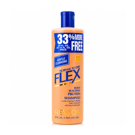 Revlon Flex Body Building Protein Shampoo Normal To Dry 591ml Revlon Flex Body Building Protein Shampoo Normal To Dry 591ml - Image 1