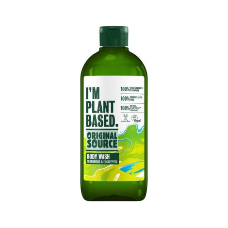 Original Source I'm Plant Based Gedarwood & Eucalyptus Body Wash 335ml Original Source I'm Plant Based Gedarwood & Eucalyptus Body Wash 335ml - Image 1