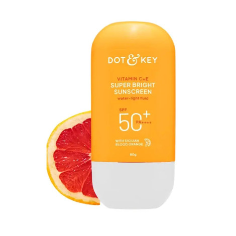 Dot & Key Vitamin C + E Super Bright Sunscreen SPF50+ PA++++ 80g Dot & Key Vitamin C + E Super Bright Sunscreen SPF50+ PA++++ 80g - Image 1